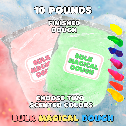 10 Pounds Bulk Magical Dough (Pick your colors)
