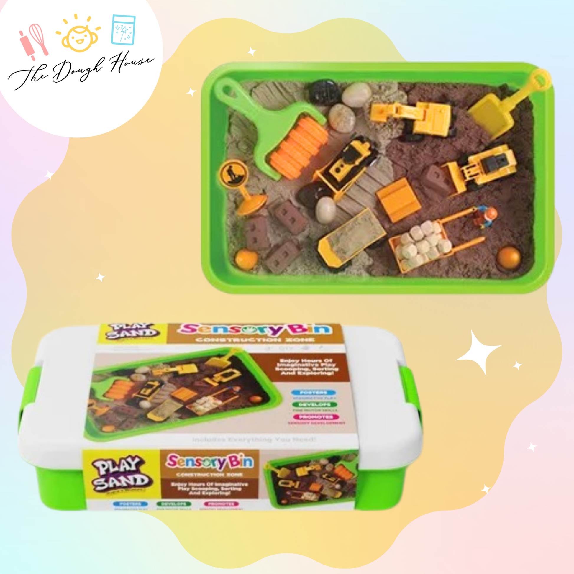 Construction Magical Sand Bin – The Dough House - Main Image