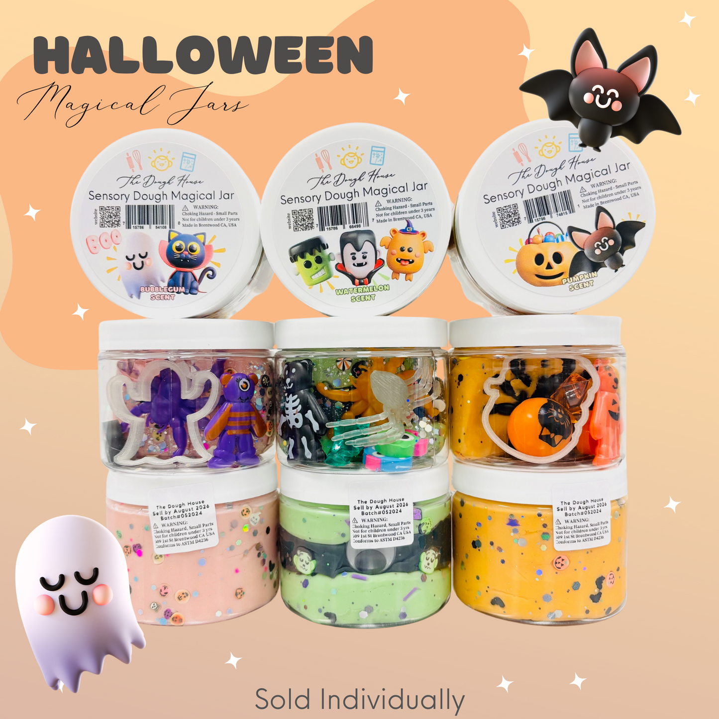 Halloween Jars: Bulk or Single Jars