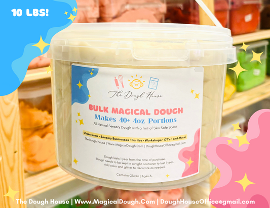 Magical Dough Bulk Tub: 10lbs Plain Base Dough